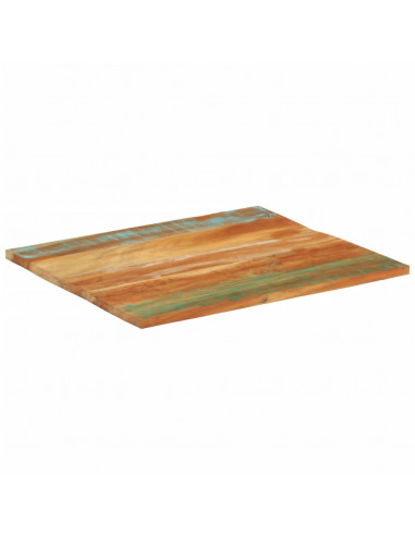 Piano Tavolo Rettangolare 70x80 cm 25-27 mm Legno di Recupero