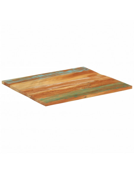 Piano Tavolo Rettangolare 70x80 cm 25-27 mm Legno di Recupero