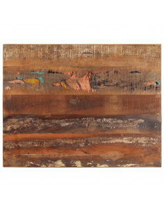 Piano Tavolo Rettangolare 70x90 cm 15-16 mm Legno di Recupero 2