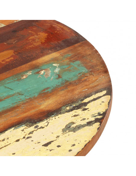Piano Tavolo Rotondo 40 cm 15-16 mm in Legno di Recupero