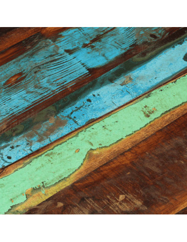 Piano del Tavolo Rotondo 60 cm 25-27 mm in Massello di Recupero