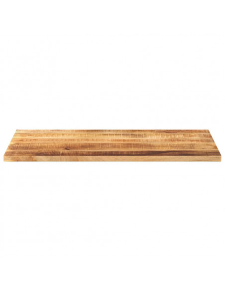 Piano per Tavolo 110x60x2,5 cm Rettangolare Legno Mango Grezzo