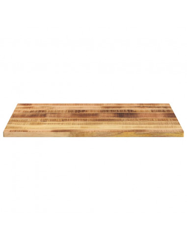 Piano per Tavolo 110x80x2,5 cm Rettangolare Legno Mango Grezzo