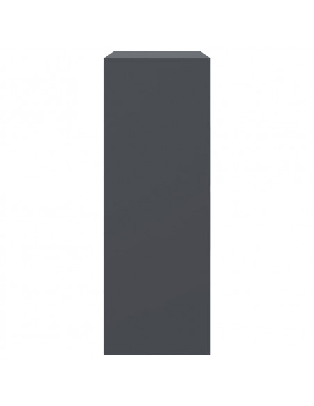 Credenza Antracite 67x39x107 cm in Acciaio