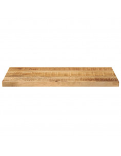 Piano per Tavolo 40x30x3,8cm Rettangolare Legno di Mango Grezzo 2