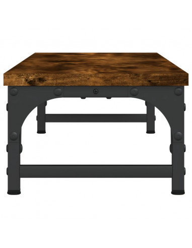 Supporto per Monitor Rovere Fumo 85x23x15,5cm Legno Multistrato