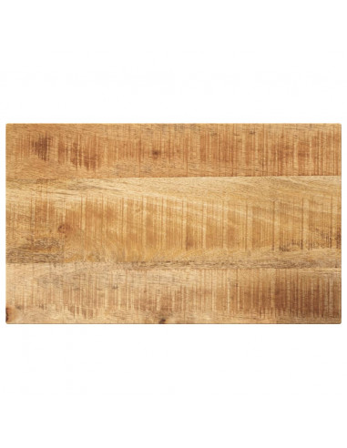 Piano per Tavolo 60x20x2,5cm Rettangolare Legno di Mango Grezzo