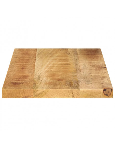 Piano per Tavolo 60x20x2,5cm Rettangolare Legno di Mango Grezzo