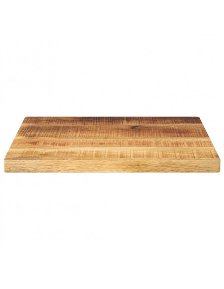Piano per Tavolo 60x60x2,5 cm Quadrato Legno di Mango Grezzo