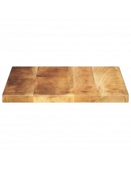 Piano per Tavolo 60x60x2,5 cm Quadrato Legno di Mango Grezzo