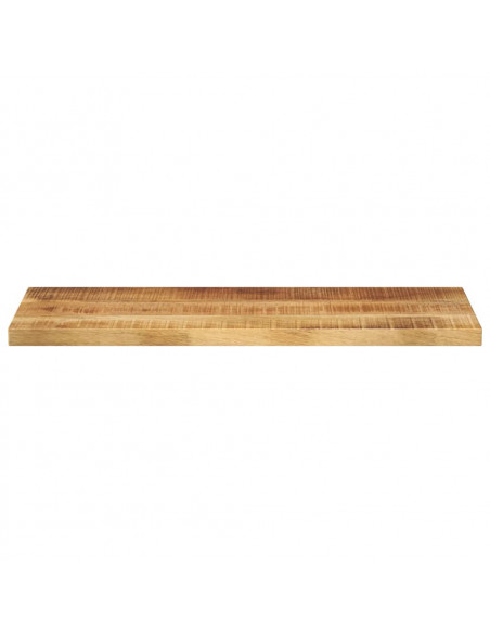 Piano per Tavolo 70x20x2,5cm Rettangolare Legno di Mango Grezzo