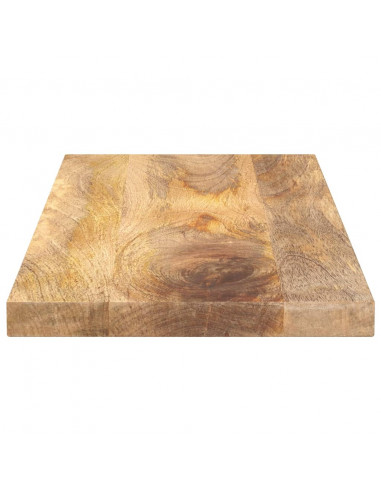 Piano per Tavolo 80x20x2,5cm Rettangolare Legno Massello Mango
