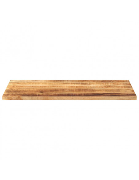 Piano Tavolo 100x50x2,5 cm Rettangolare Legno di Mango Grezzo