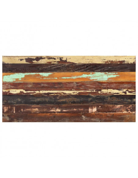 Piano Tavolo Rettangolare 60x120 cm 25-27 mm Legno di Recupero