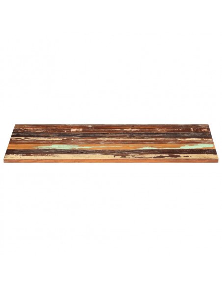 Piano Tavolo Rettangolare 60x120 cm 25-27 mm Legno di Recupero