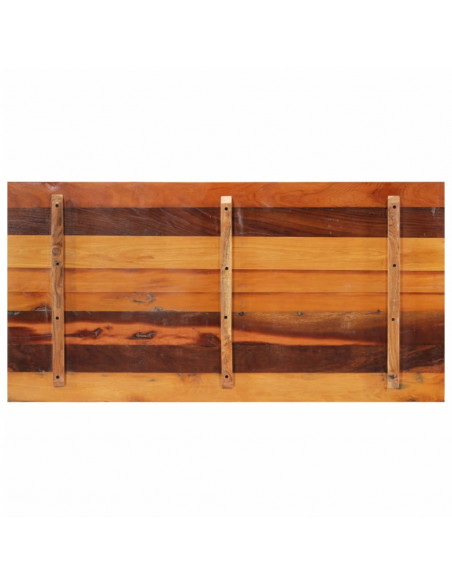 Piano Tavolo Rettangolare 60x120 cm 25-27 mm Legno di Recupero