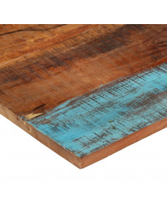 Piano Tavolo Rettangolare 70x90 cm 25-27 mm Legno di Recupero 2
