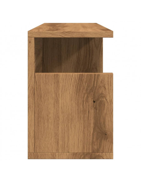 Mobile a Parete 60x20x30 cm Rovere Artigianale in Truciolato