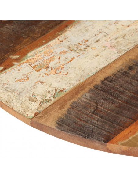 Piano Tavolo Rotondo 70 cm 15-16 mm in Legno di Recupero