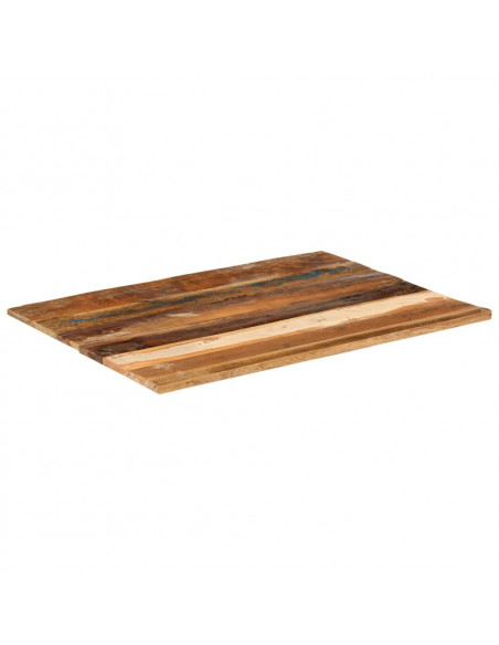 Piano Tavolo Rettangolare 60x80 cm 15-16 mm Legno di Recupero