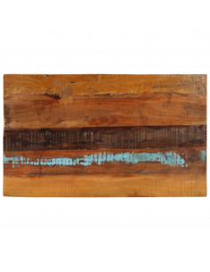 Piano Tavolo Rettangolare 60x100 cm 25-27 mm Legno di Recupero 2