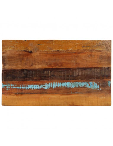 Piano Tavolo Rettangolare 60x100 cm 25-27 mm Legno di Recupero