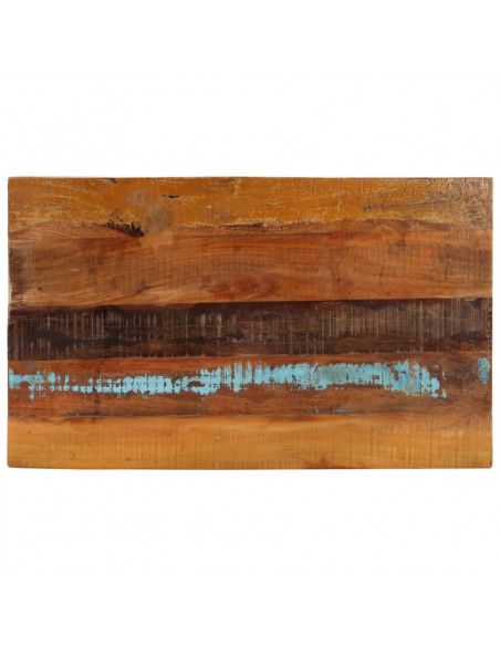 Piano Tavolo Rettangolare 60x100 cm 25-27 mm Legno di Recupero