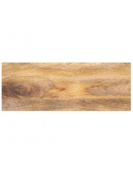 Piano per Tavolo 70x20x2,5cm Rettangolare Legno Massello Mango