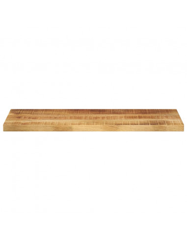 Piano per Tavolo 90x30x2,5cm Rettangolare Legno di Mango Grezzo