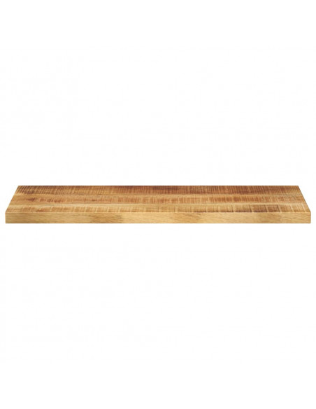 Piano per Tavolo 90x30x2,5cm Rettangolare Legno di Mango Grezzo