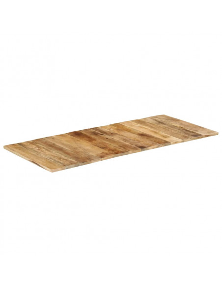 Piano Tavolo in Legno Massello di Mango 15-16 mm 140x60 cm