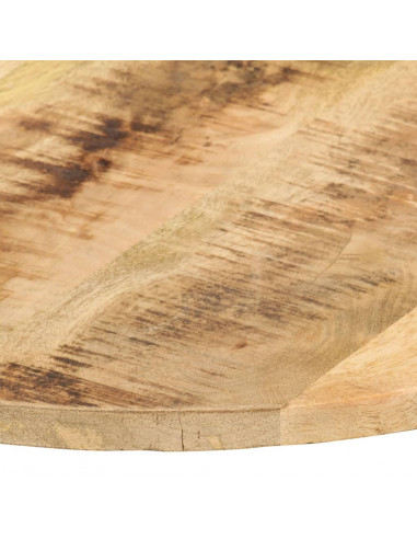 Piano Tavolo in Legno Massello di Mango Rotondo 15-16 mm 50 cm