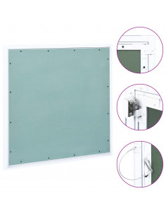 Pannello di Accesso Telaio in Alluminio e Cartongesso 700x700mm 2