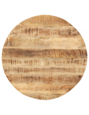 Piano Tavolo in Legno Massello di Mango Rotondo 15-16 mm 70 cm