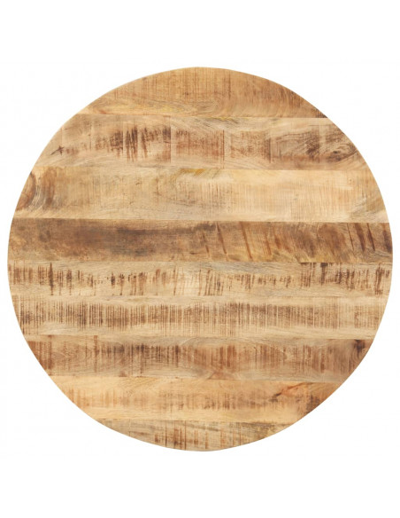 Piano Tavolo in Legno Massello di Mango Rotondo 15-16 mm 70 cm