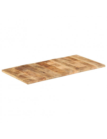 Piano Tavolo in Legno Massello Mango 25-27 mm 120x60 cm