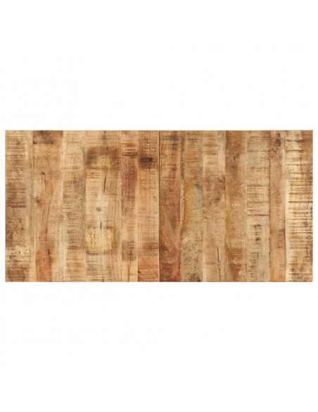 Piano Tavolo in Legno Massello Mango 25-27 mm 120x60 cm