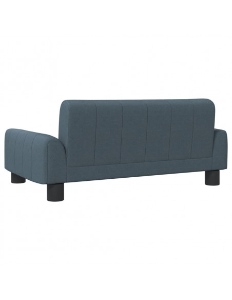 Divano per Bambini Grigio Scuro 70x45x30 cm in Tessuto