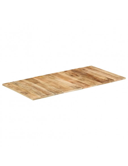 Piano Tavolo in Legno Massello di Mango 15-16 mm 120x60 cm