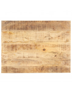 Piano Tavolo in Legno Massello di Mango 15-16 mm 80x70 cm 2