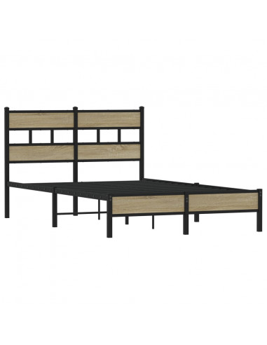 Giroletto senza Materasso Rovere Sonoma 120x190cm in Truciolato