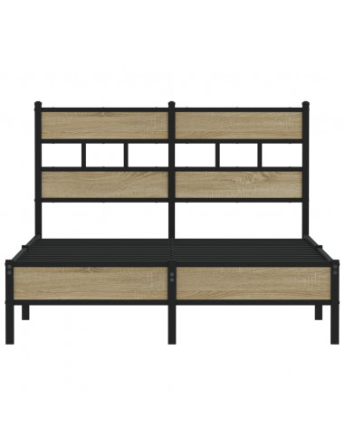 Giroletto senza Materasso Rovere Sonoma 120x190cm in Truciolato