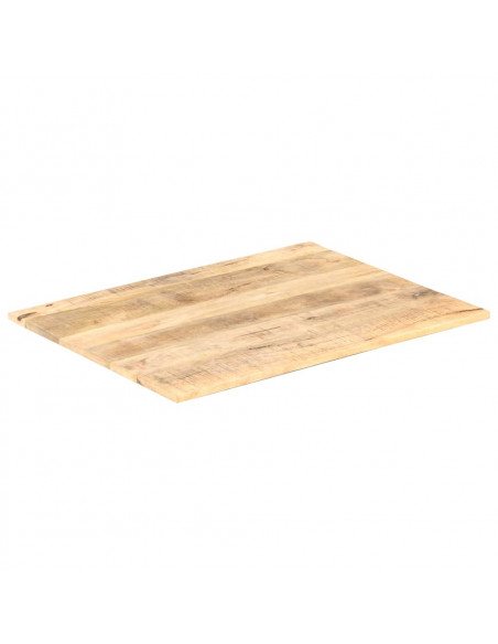 Piano Tavolo in Legno Massello di Mango 15-16 mm 90x70 cm