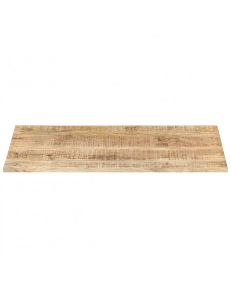 Piano Tavolo in Legno Massello di Mango 25-27 mm 100x60 cm