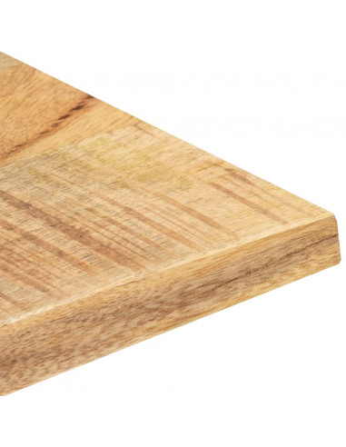 Piano Tavolo in Legno Massello di Mango 25-27 mm 100x60 cm