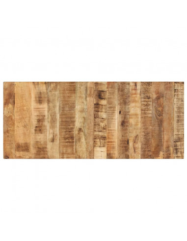 Piano Tavolo in Legno Massello di Mango 25-27 mm 140x60 cm