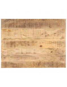 Piano Tavolo in Legno Massello di Mango 25-27 mm 70x60 cm 2