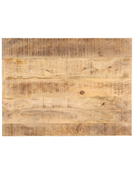 Piano Tavolo in Legno Massello di Mango 25-27 mm 70x60 cm