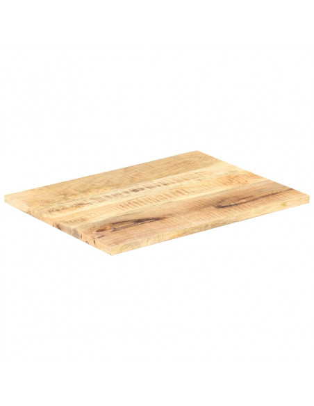 Piano Tavolo in Legno Massello di Mango 25-27 mm 70x60 cm