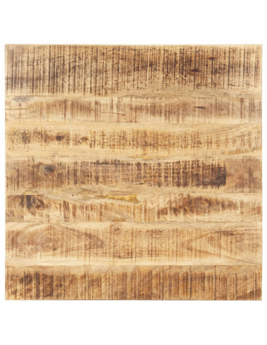 Piano Tavolo in Legno Massello di Mango 25-27 mm 70x70 cm